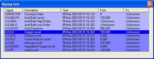 Instantly replay events